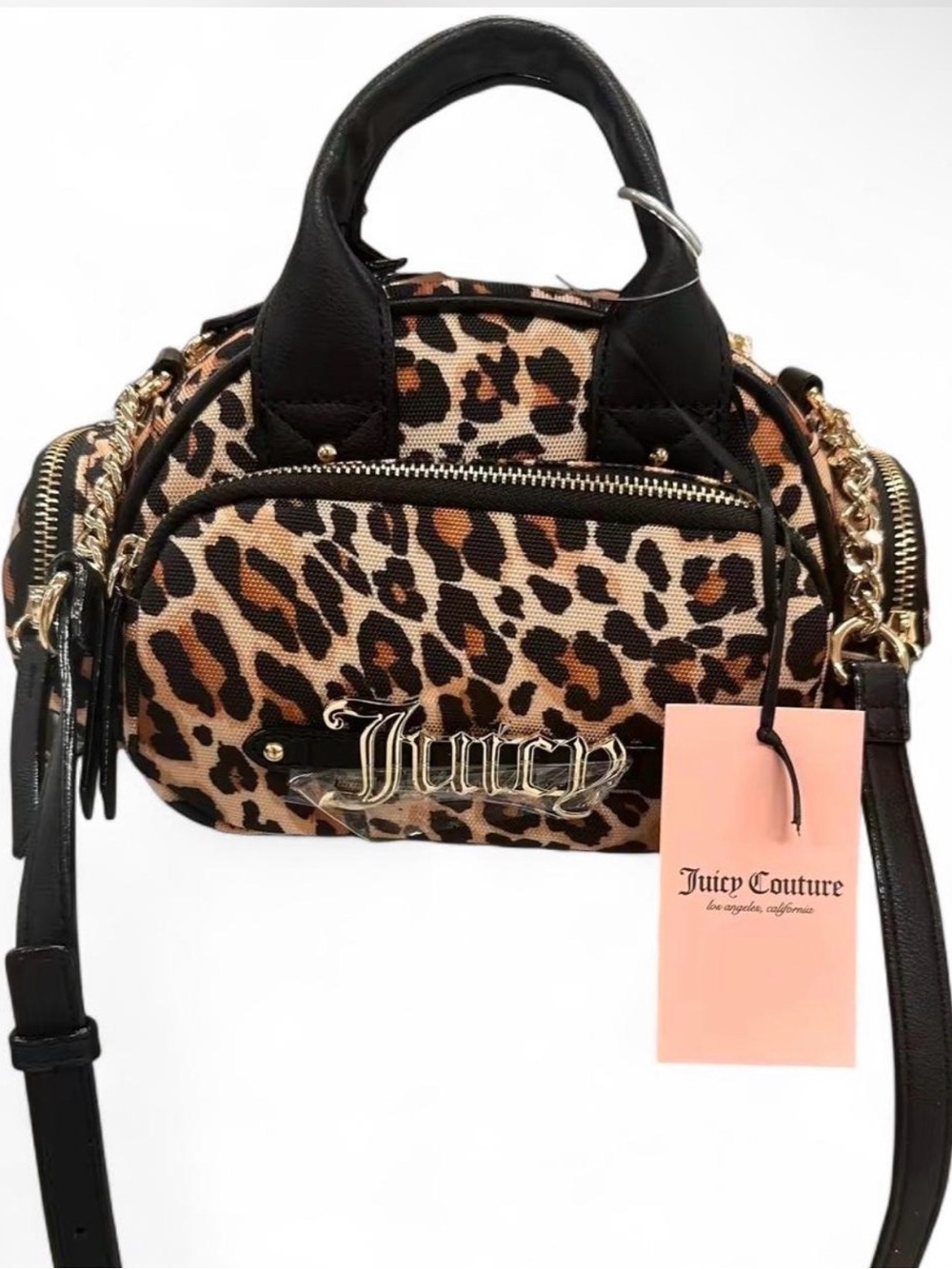 Juicy Couture “Juicy Shopaholic Crossbody”, leopard print